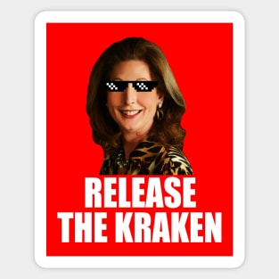 RELEASE THE KRAKEN - Sidney Powell TShirt Sticker